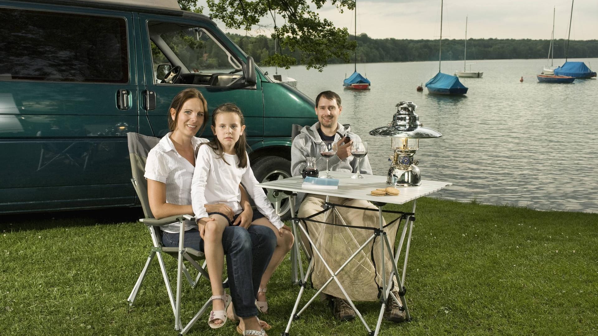 Viele Familien setzen auf Campingurlaub.