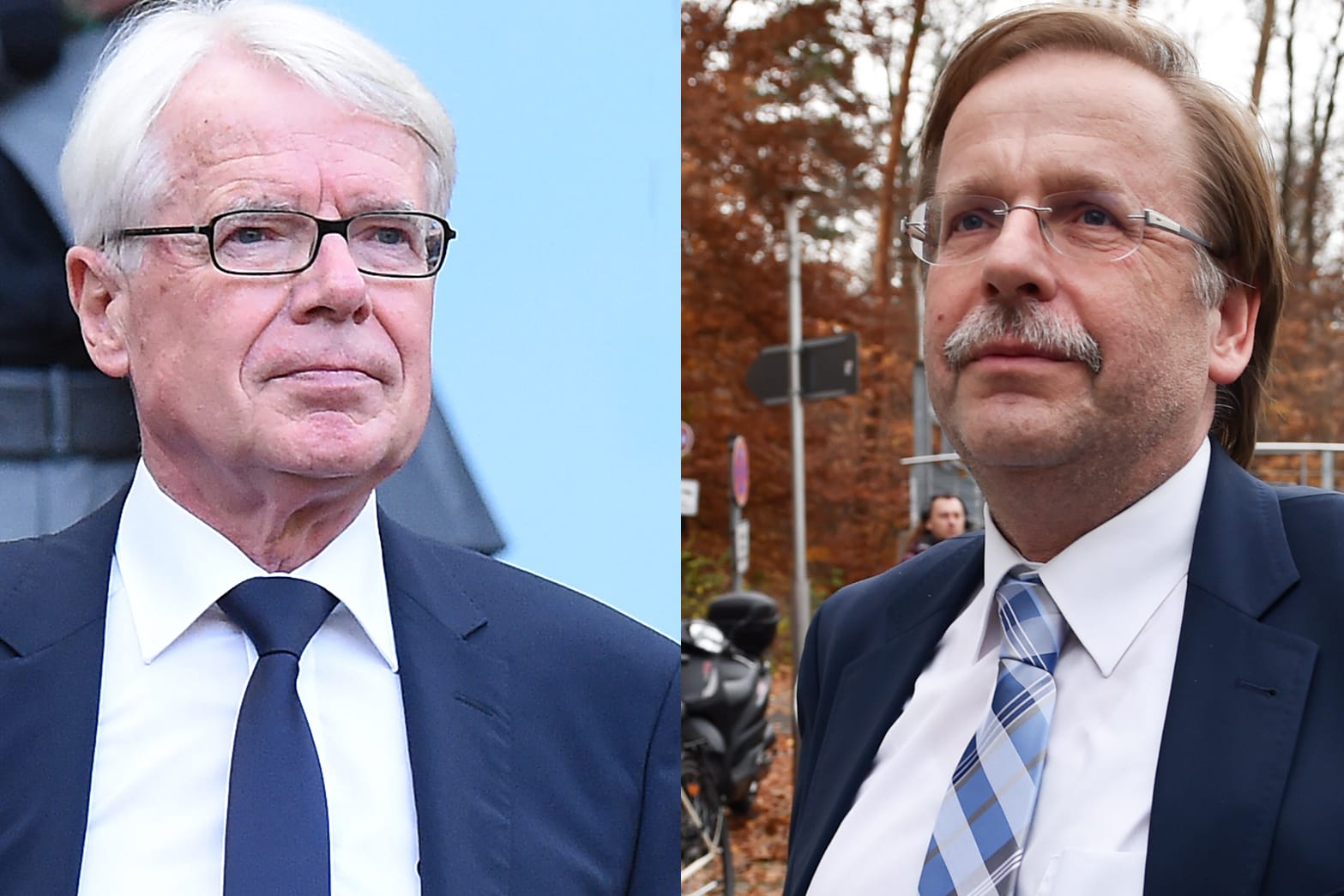 Mögliche Nachfolger: Reinhard Rauball und Rainer Koch könnten neuer DFB-Präsident werden.