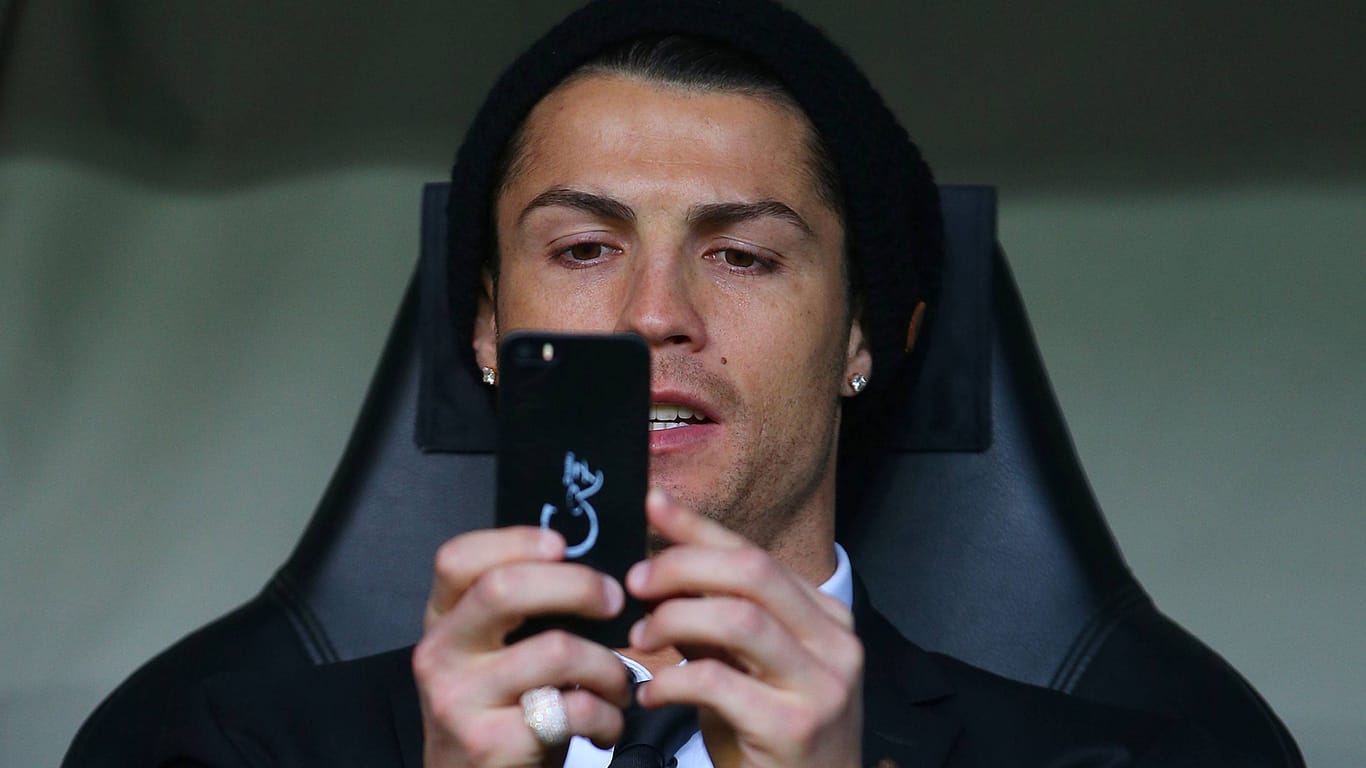 Cristiano Ronaldo ist ein großer Social-Media-Fan.