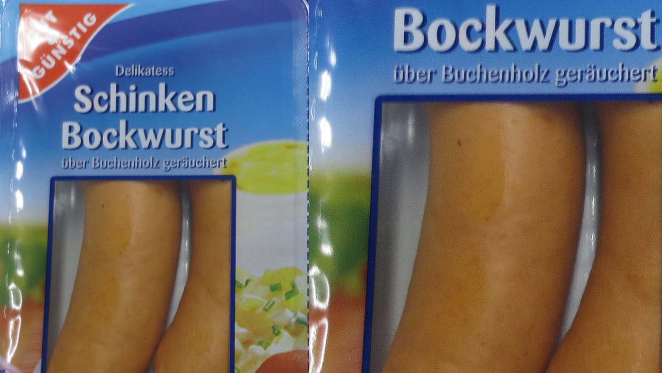 Edeka ruft "Schinken Bockwurst" zurück.