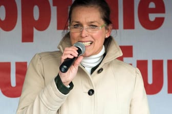Vorwurf der Hetze und Verleumdung: Pegida-Frau Tatjana Festerling.