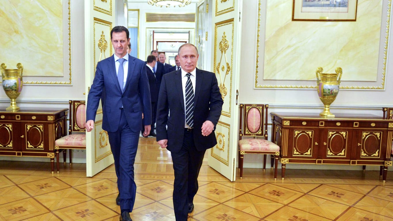 Nicht mehr im Gleichschritt: Wladimir Putin und Baschar al-Assad im Oktober in Moskau.