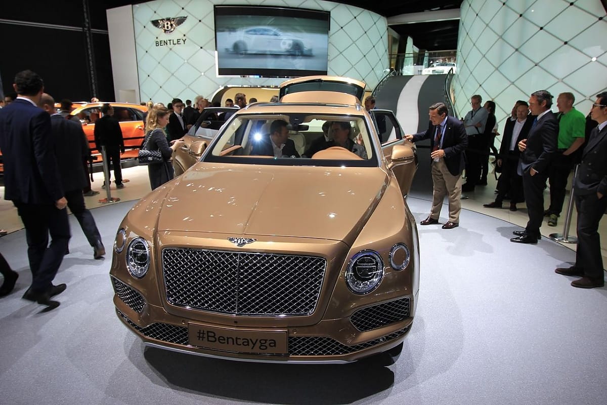 Bentley Bentayga: Erster Auftritt des Luxus-SUV in den USA.