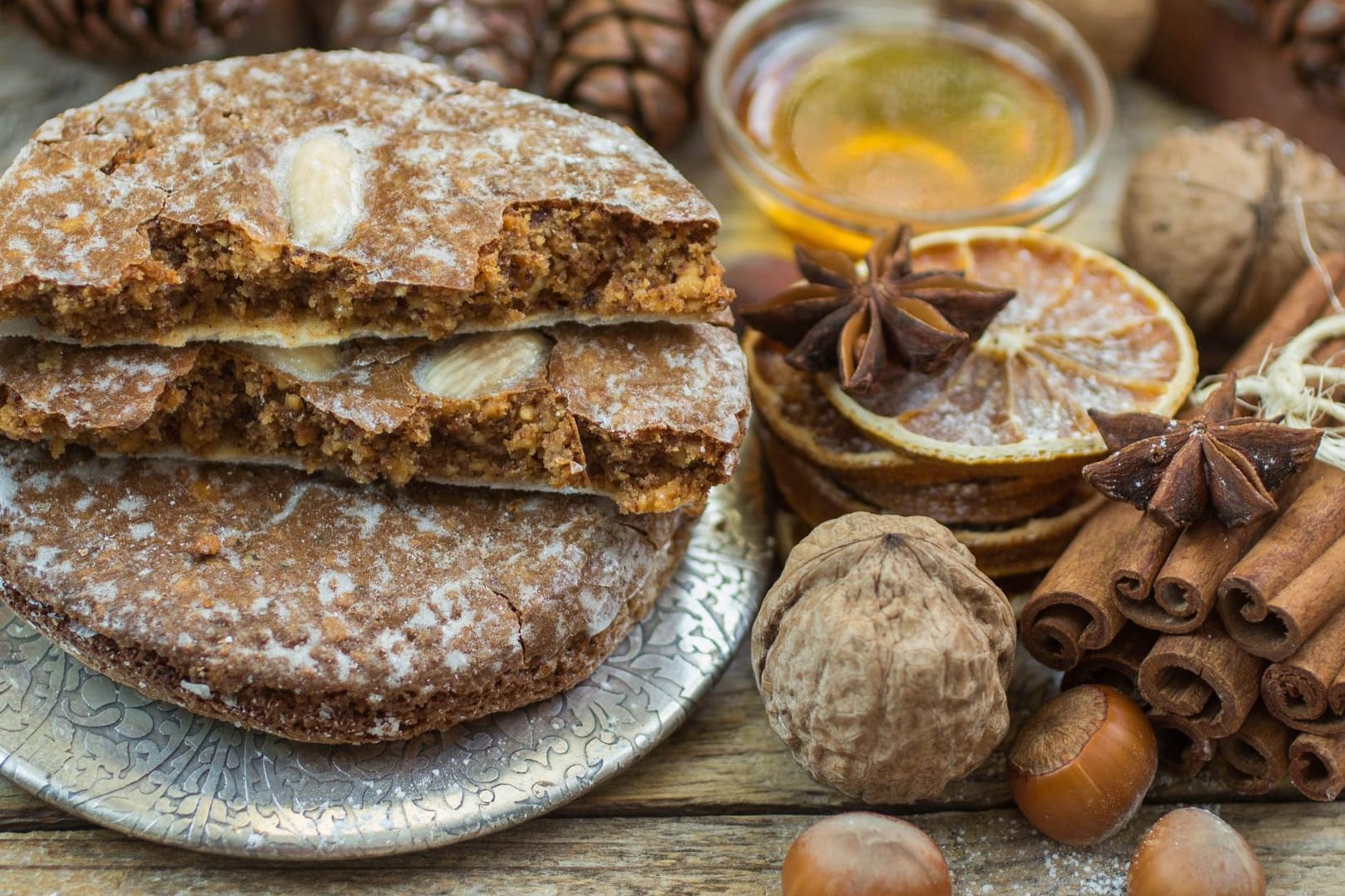 Selbstgebackene Lebkuchen