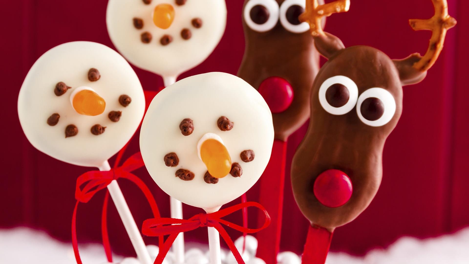 Aus kleinen Zutaten lassen sich süße Gesichter für die Cake-Pops zaubern.