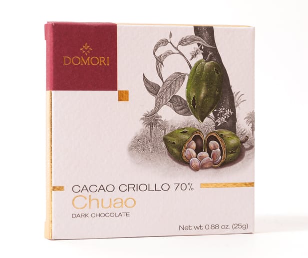Der italienische Hersteller Domori schwört auf einen Kakao aus den entferntesten Winkeln Venezuelas, wie er selbst schreibt, den Criollo.