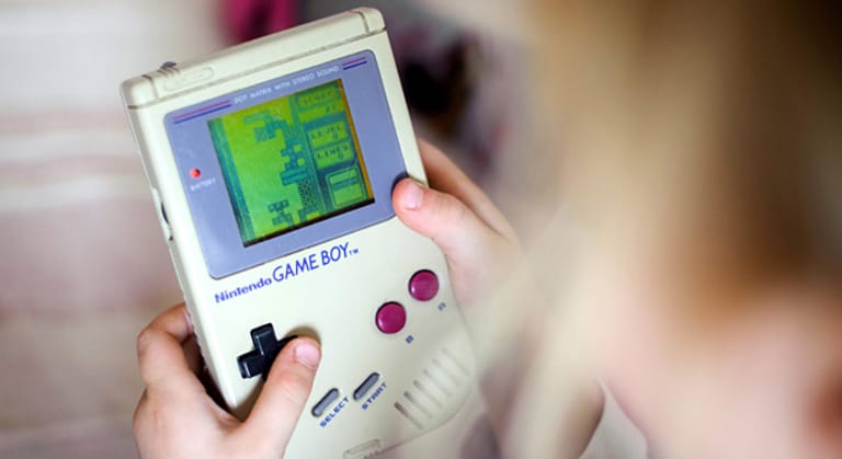 Tetris auf dem Gameboy