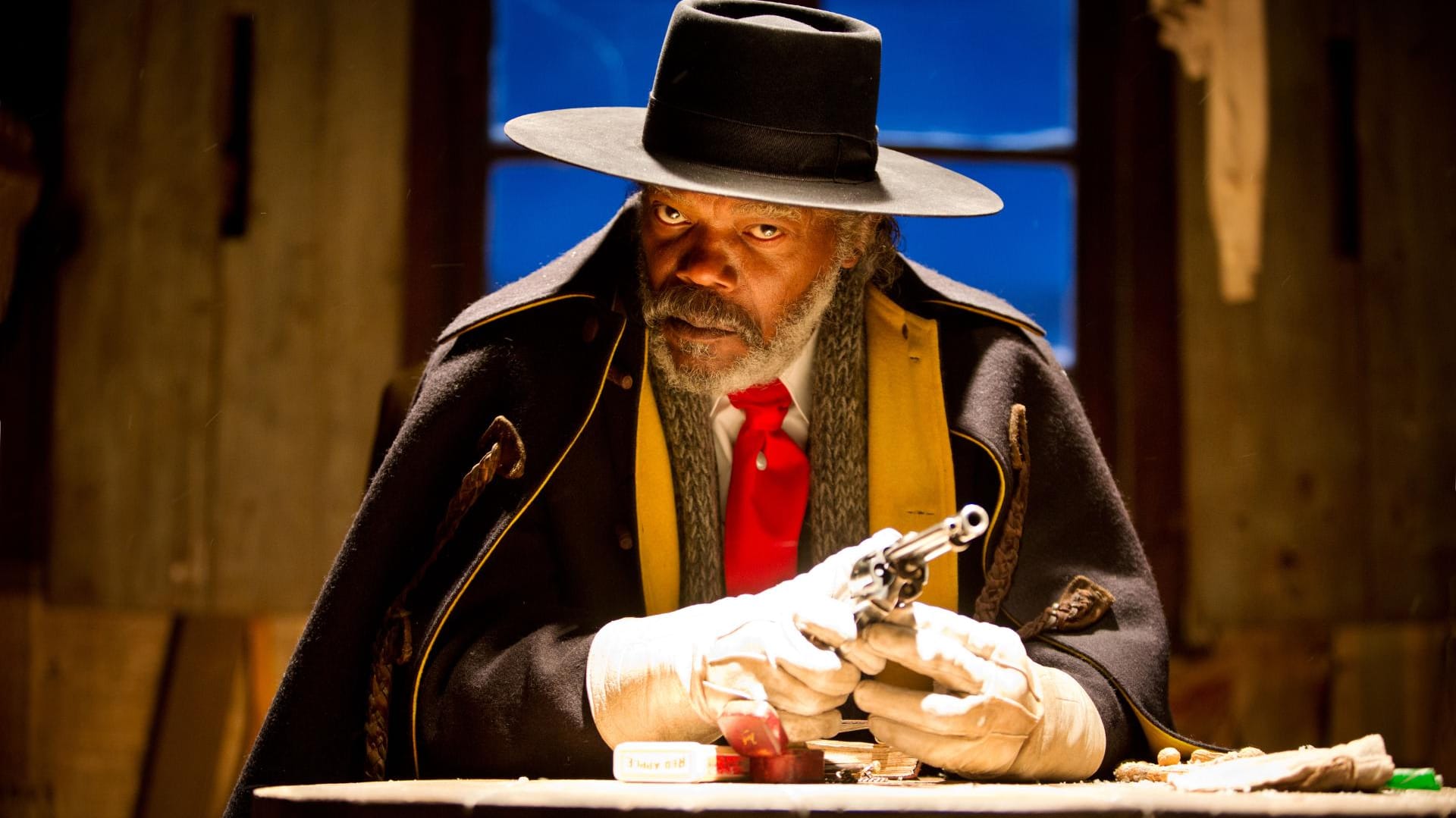 Samuel Jackson als Major Marquis Warren in "The Hateful Eight".