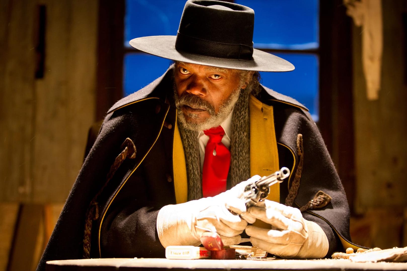 Samuel Jackson als Major Marquis Warren in "The Hateful Eight".