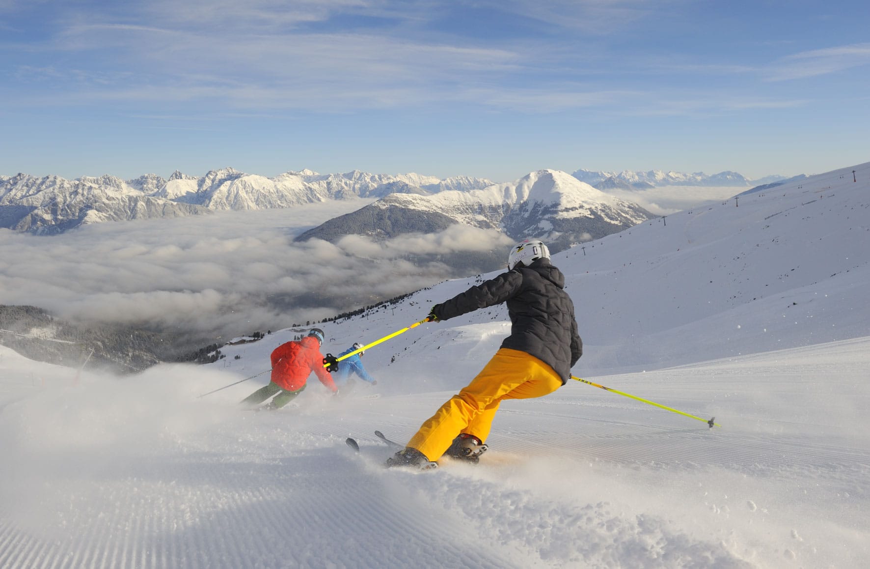 Und auch Serfaus-Fiss-Ladis bietet sich für unterschiedliche Skitouren an.