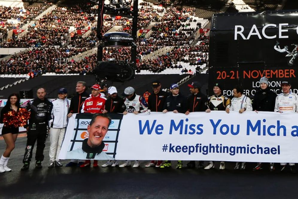 Die Rennfahrer-Kollegen hoffen auf eine baldige Genesung von Michael Schumacher.
