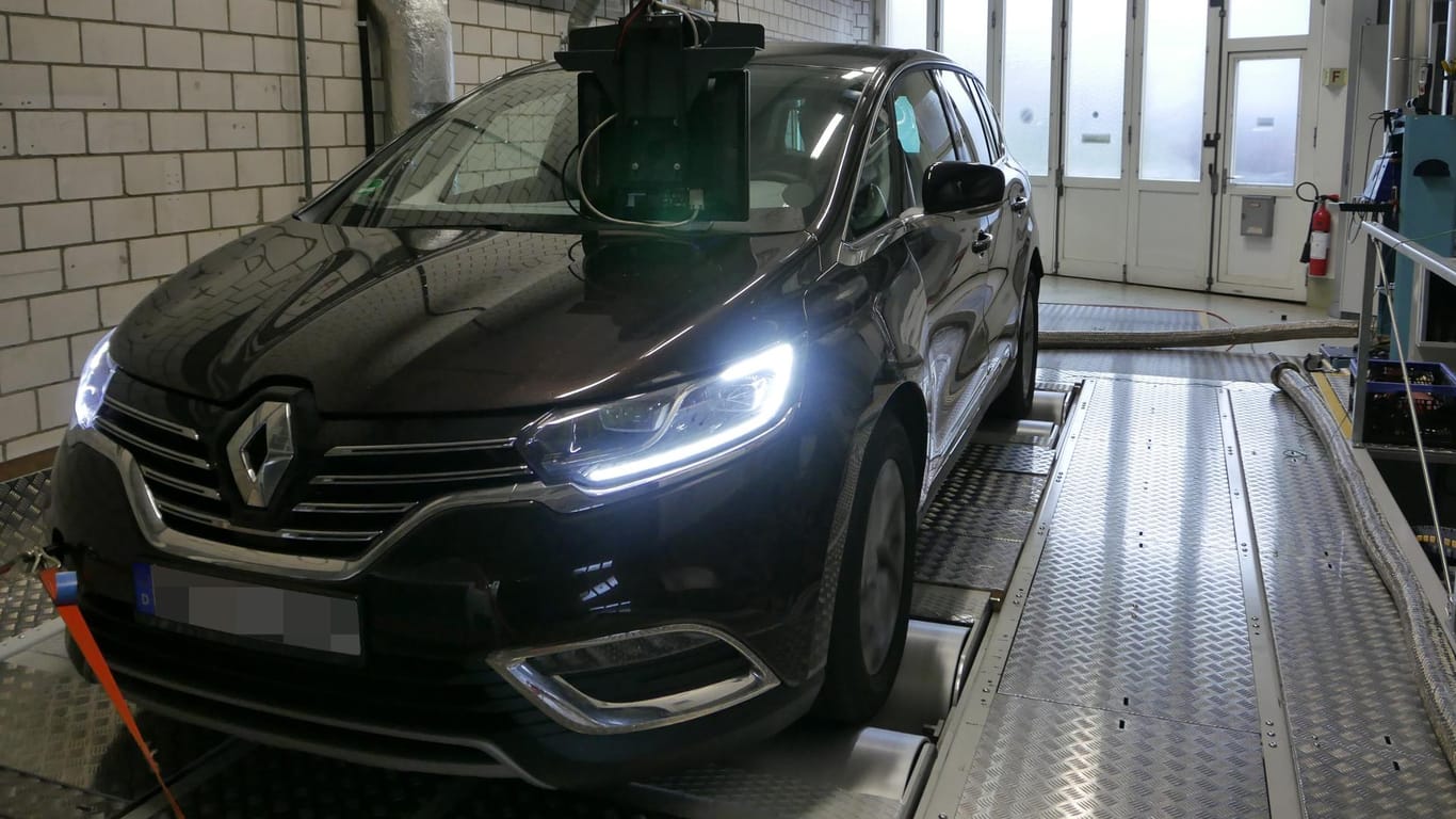 Renault Espace Diesel beim Abgas-Test: DUH vermutet illegale Software.