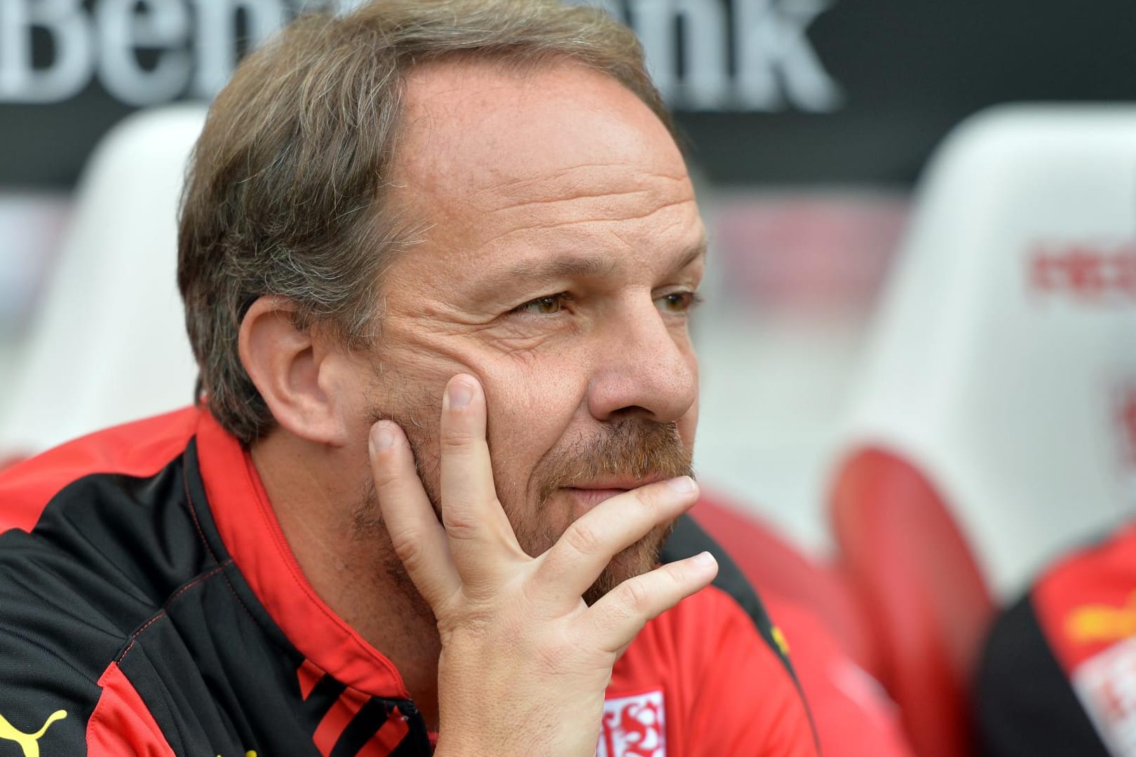 Alexander Zorniger machte sich beim VfB Stuttgart für eine offensive Spielweise stark.