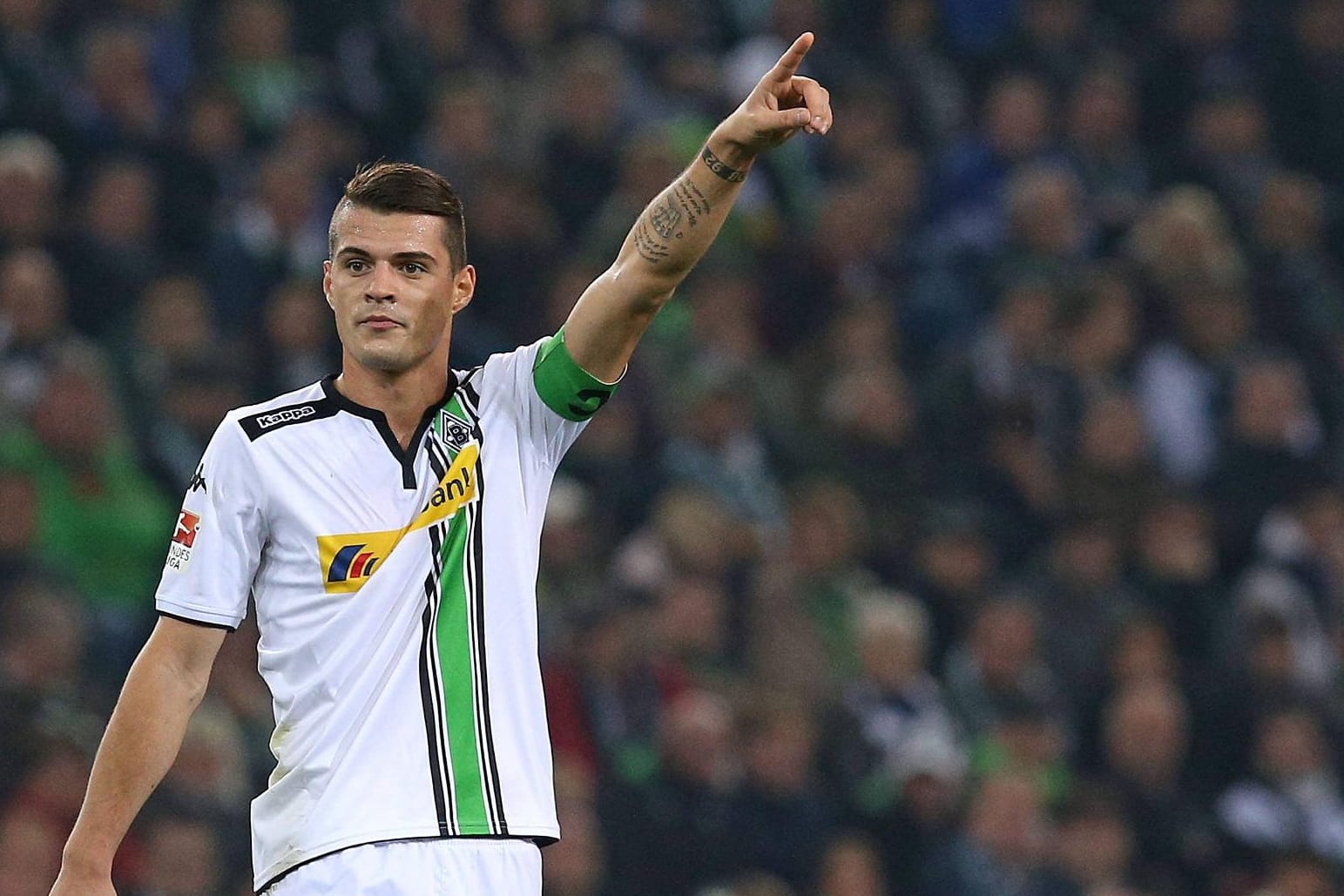 Engagierter Kapitän: Granit Xhaka gibt bei der Borussia die Richtung vor.