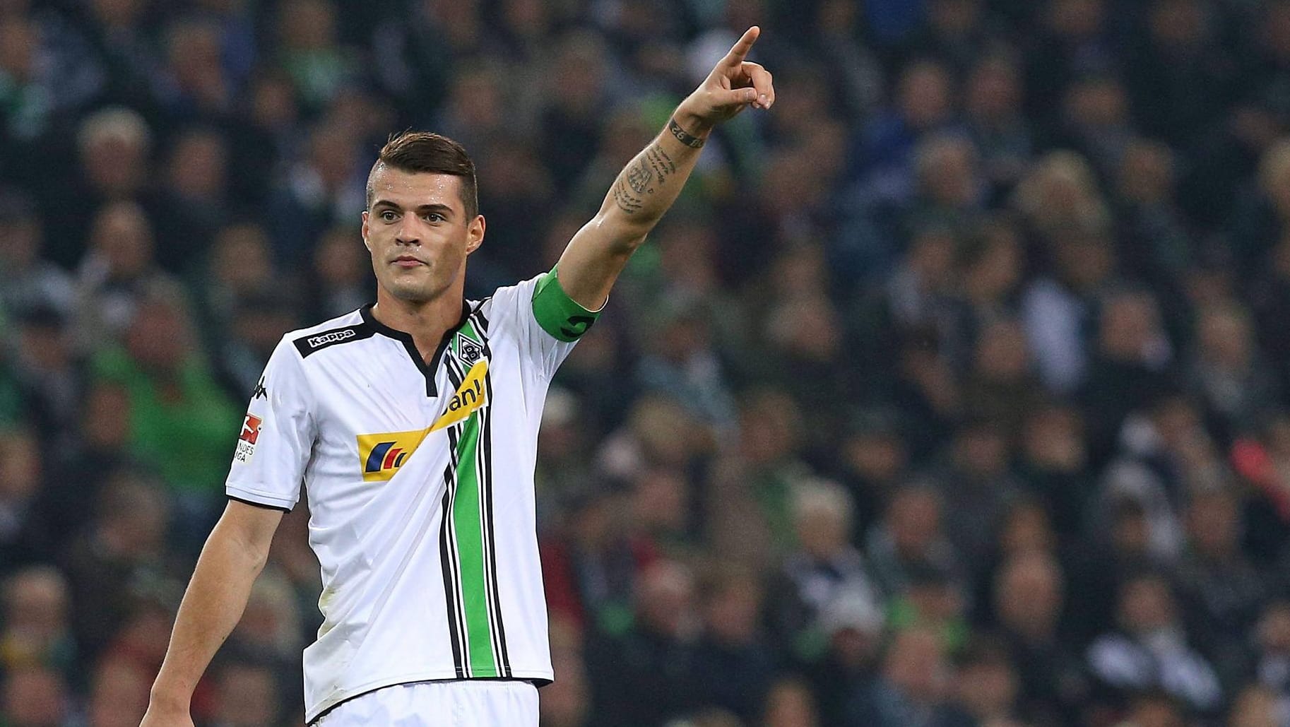 Engagierter Kapitän: Granit Xhaka gibt bei der Borussia die Richtung vor.