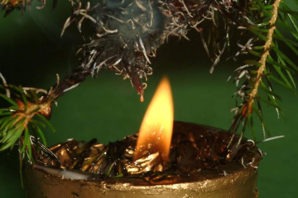 Die häufigste Brandursache sind unbeaufsichtigte Kerzen.