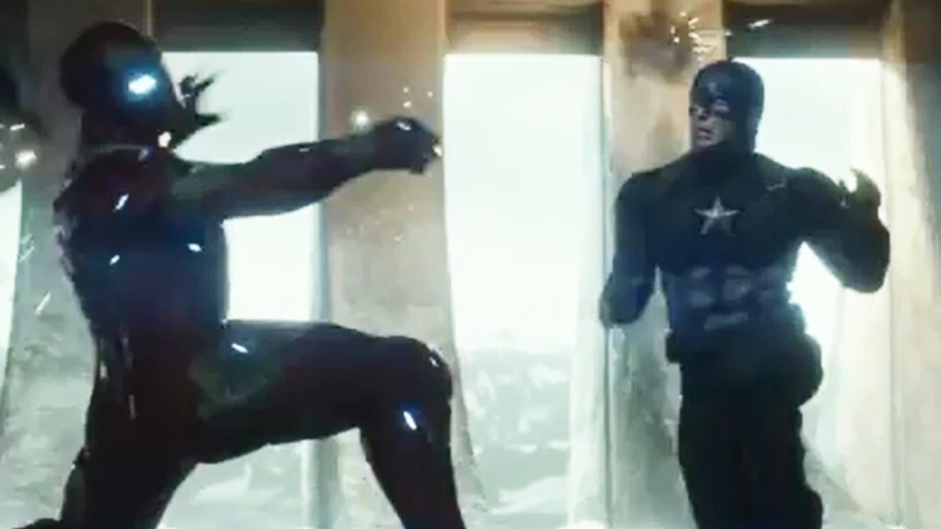 In "The First Avenger: Civil War" stehen Iron Man (l.) und Captain AMerica (r.) auf unterschiedlichen Seiten.