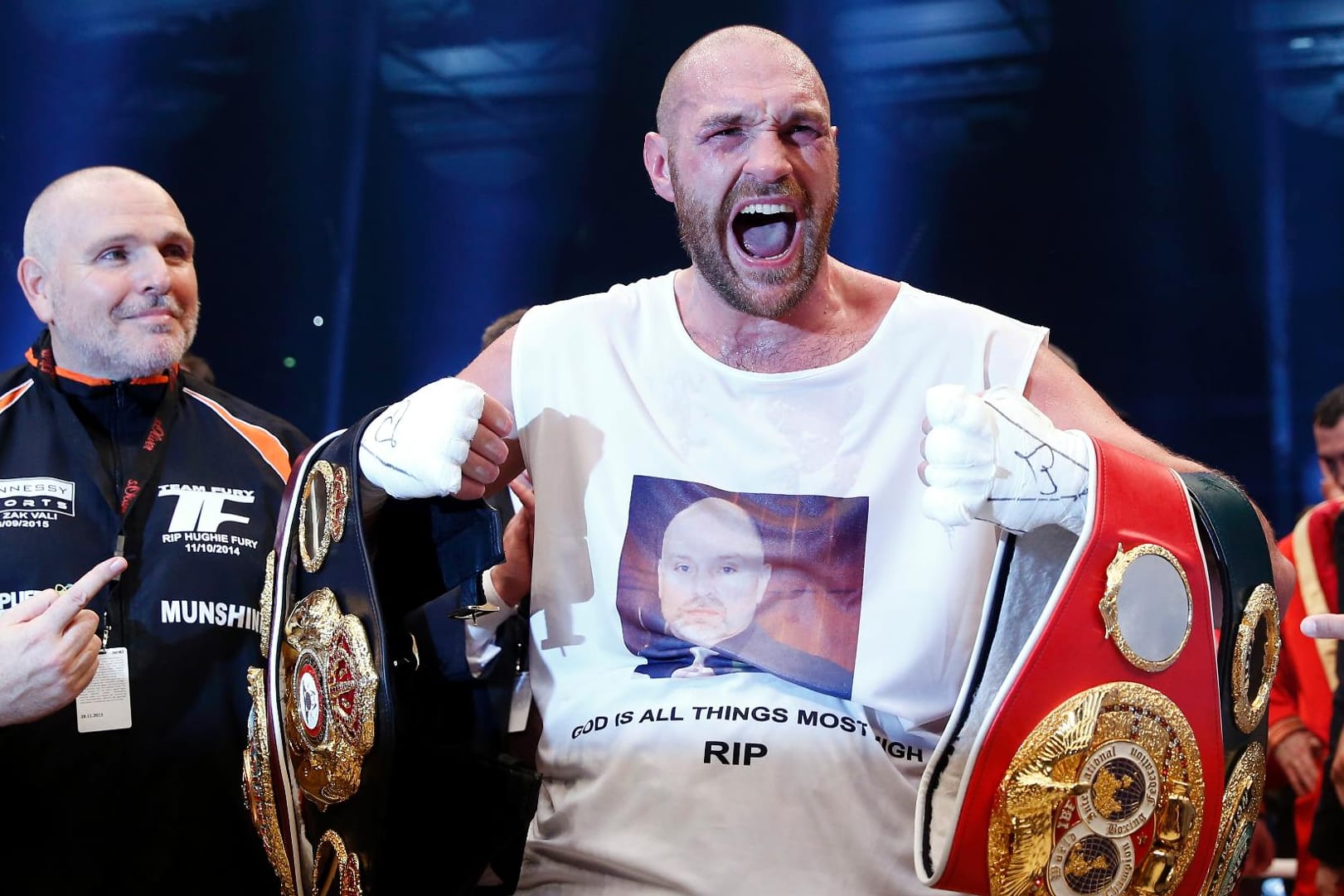 Tyson Fury hat nach dem Kampf doppelt Grund zur Freude.