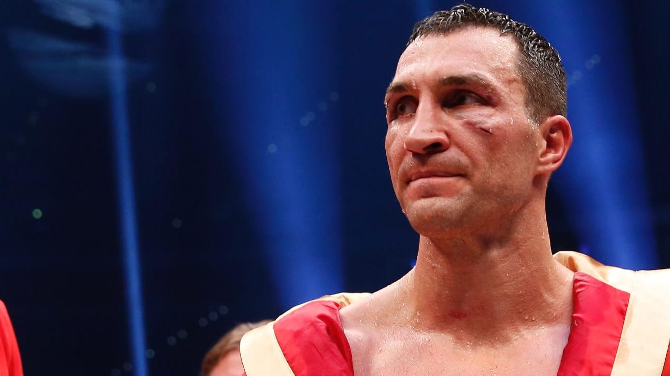 Wladimir Klitschko nach der Niederlage gegen Tyson Fury.