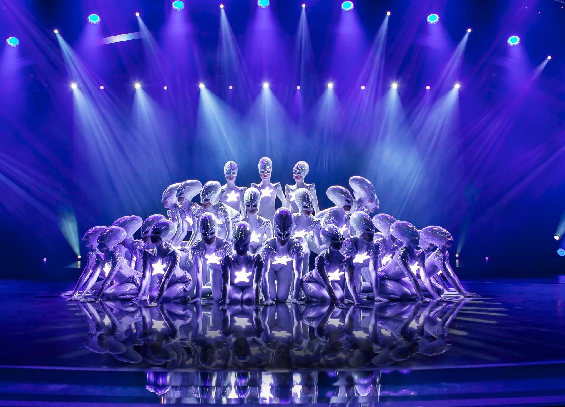 Die aktuelle Show heißt "The Wyld". Mit zehn Millionen Euro Produktionskosten ist die kosmische Lovestory die teuerste Show außerhalb von Las Vegas. Es ist ein Mix aus futuristischen Kostüme, verblüffender Bühnentechnik, Akrobatik und den langbeinigen Ladys des Tanzensembles.