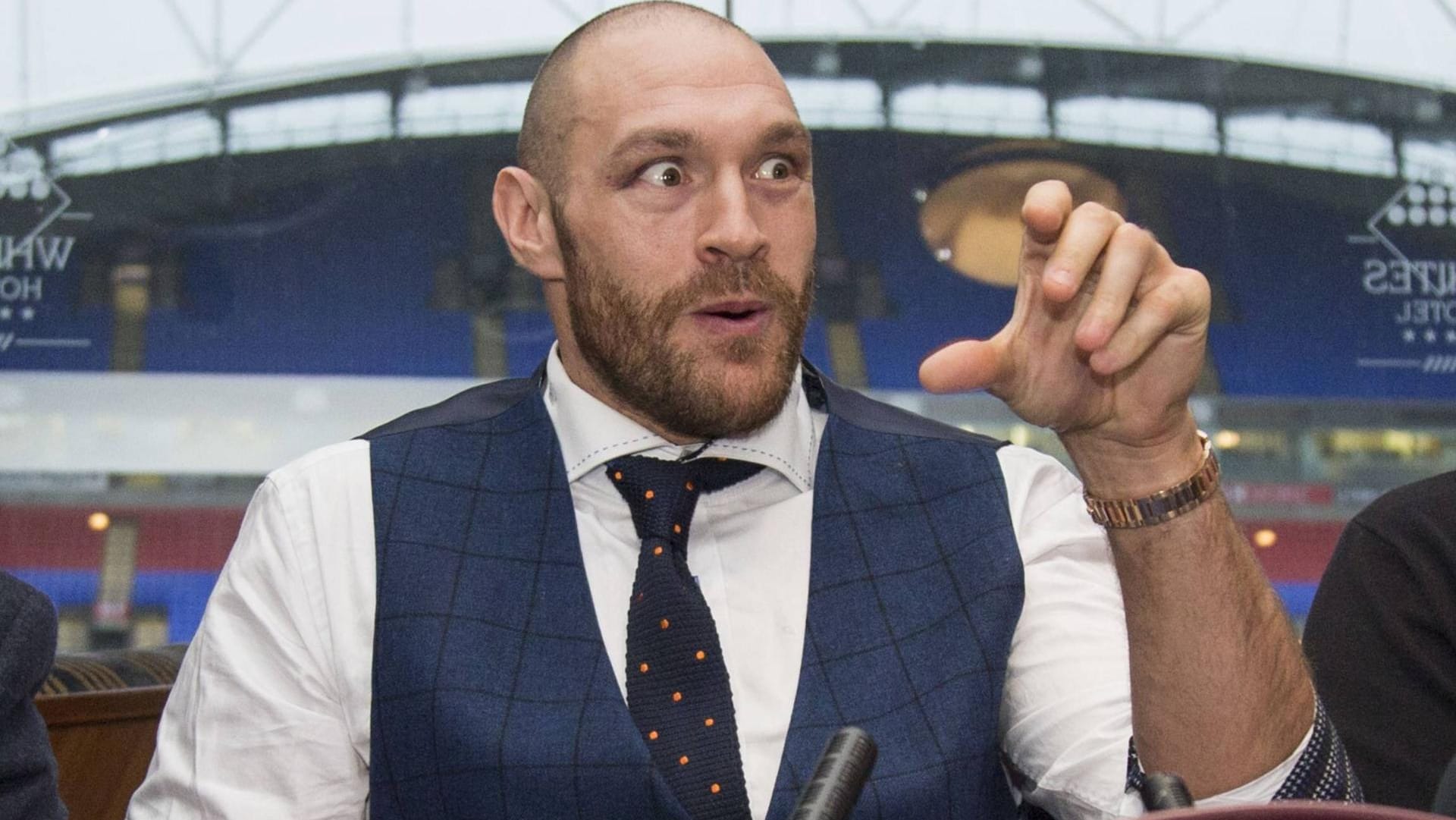 Tyson Fury - der Boxweltmeister der Verbände WBA, WBO und IBF.