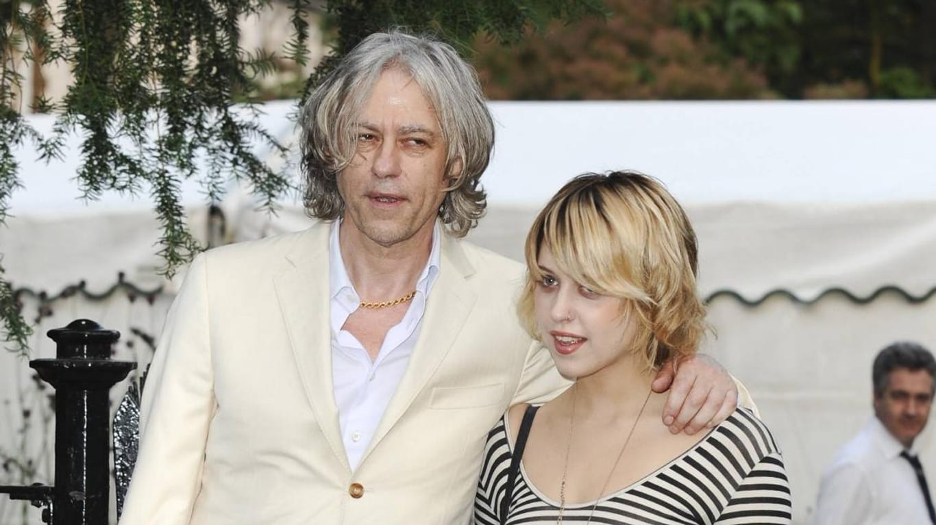 Bob Geldof mit seiner Tochter Peaches.