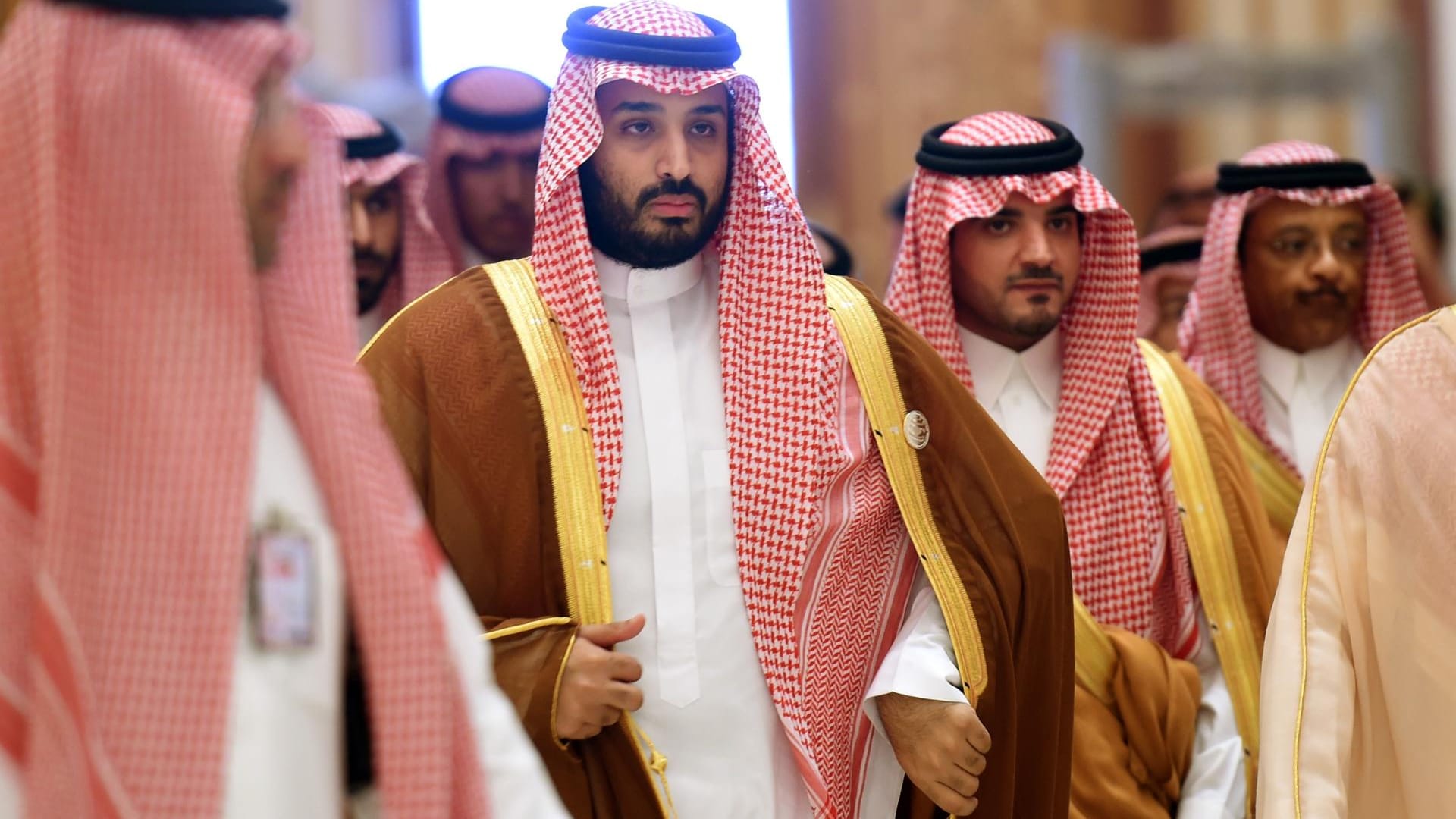 Der saudi-arabische Verteidigungsminister Mohammed bin Salman bei einem Treffen der Arabischen Staaten mit südamerikanischen Ländern in Riad im November 2015.