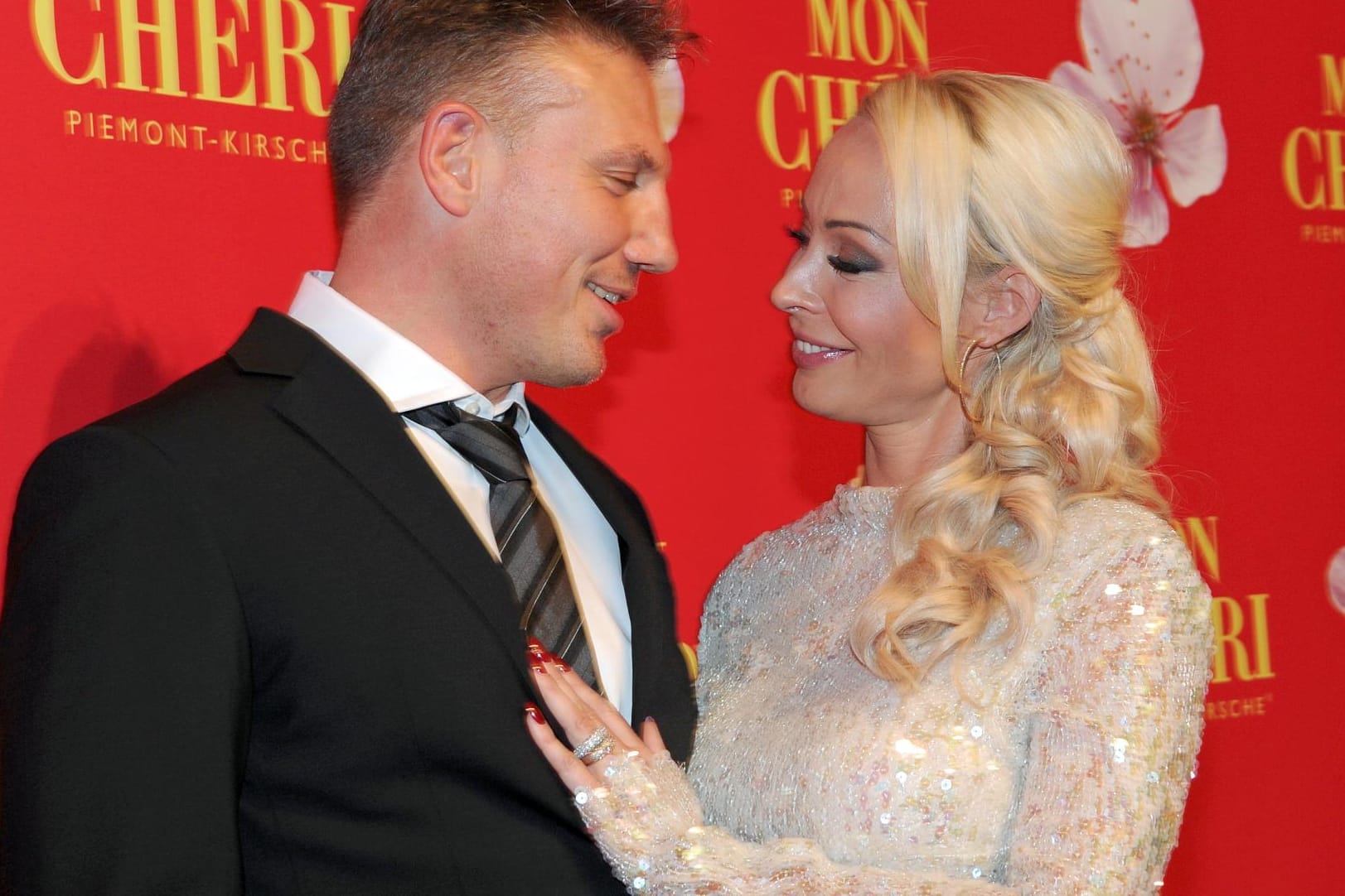 Cora Schumacher mit ihrem neuen Freund Thomas beim Barbara-Tag.