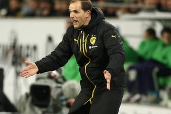 Hoch emotional: BVB-Trainer Thomas Tuchel im Spiel beim VfL Wolfsburg.