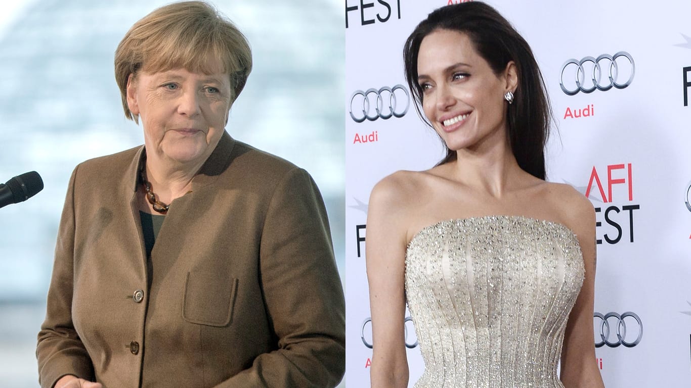 Angelina Jolie würde liebend gerne Angela Merkel treffen.