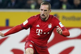 Franck Ribéry gab im Spiel bei Borussia Mönchengladbach sein Comeback.