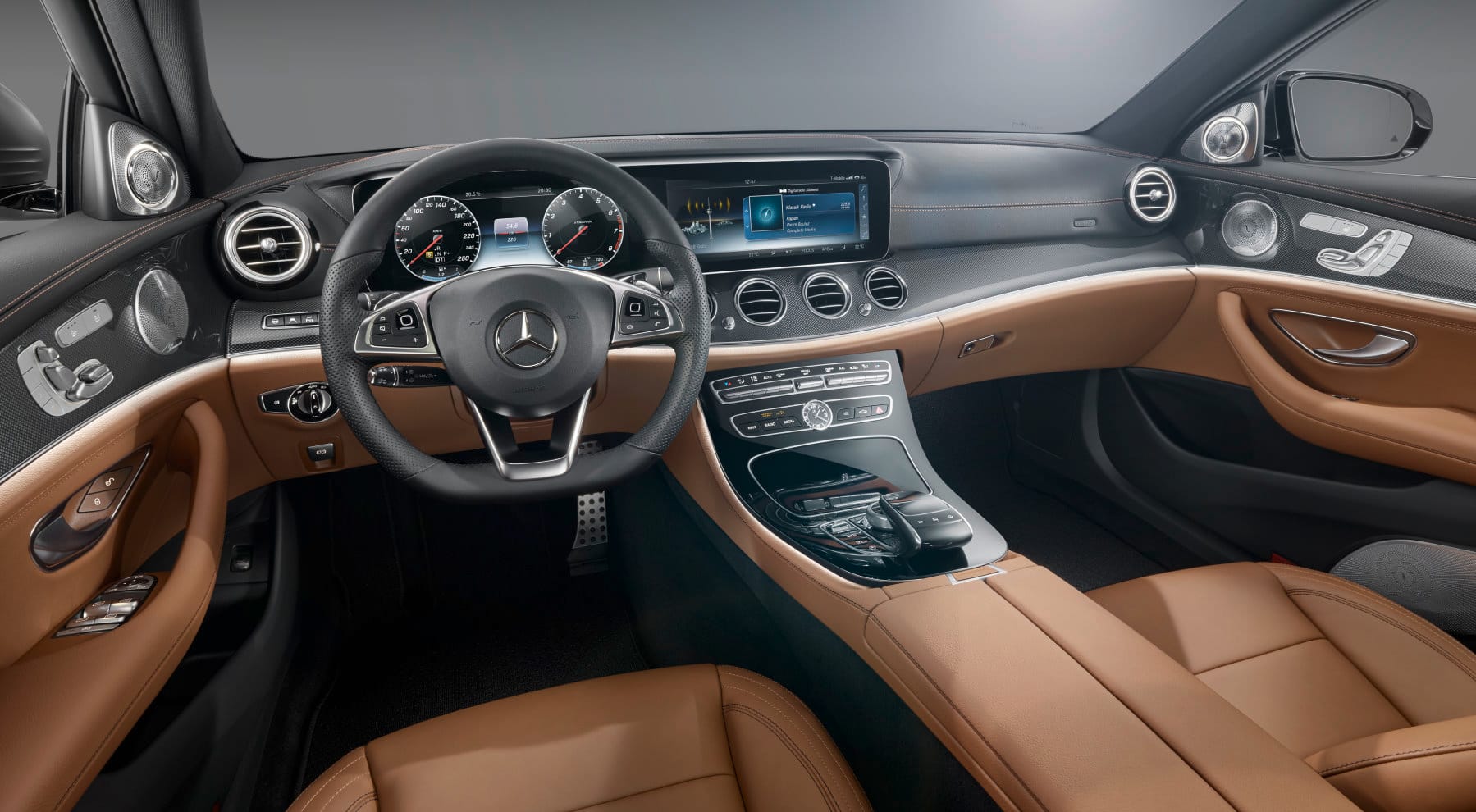Edler geht es kaum noch: Innenraum der neuen Mercedes E-Klasse.