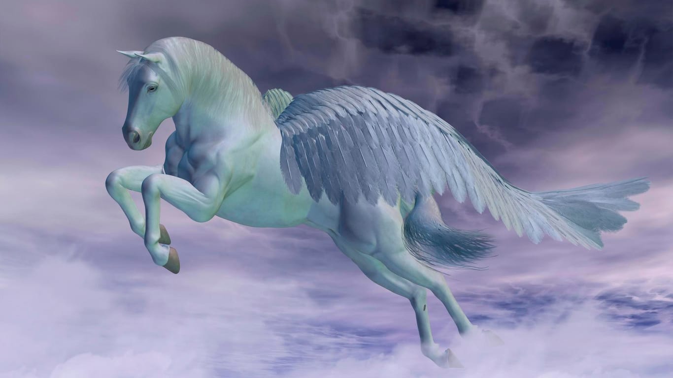 Nach der griechischen Mythologie verwandelte Zeus Pegasus zum Dank seiner Treue in ein Sternbild.