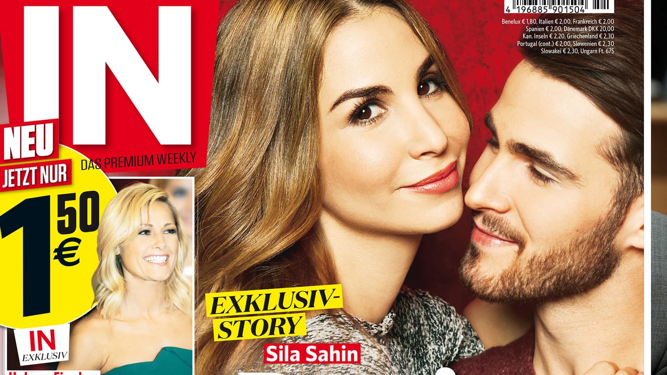 Sila Sahin und Samuel Radlinger auf dem Cover des neuen "In"-Magazins".