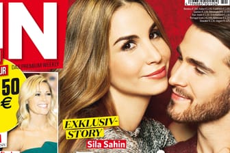 Sila Sahin und Samuel Radlinger auf dem Cover des neuen "In"-Magazins".