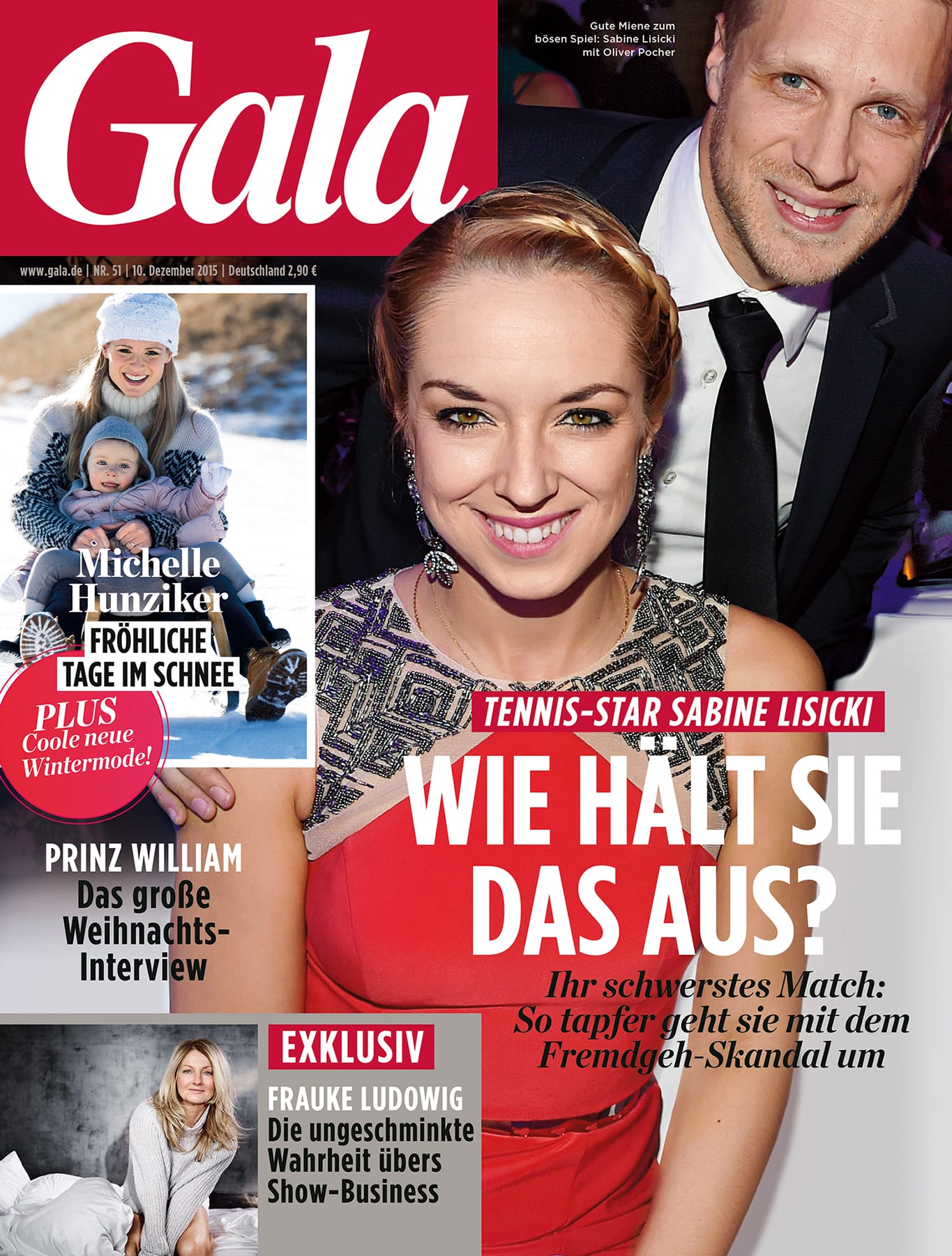 Das Cover der aktuellen "Gala" mit dem Foto und einem ausführlichen Interview mit Frauke Ludowig.