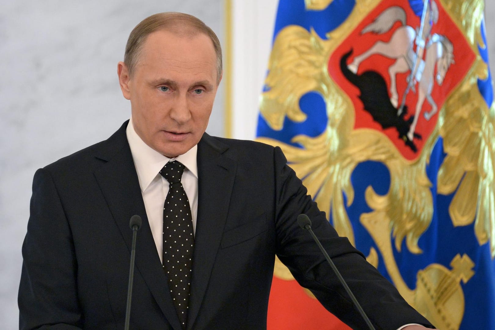 Wild entschlossen, in Syrien für Ordnung zu sorgen: Russlands Präsident Wladimir Putin.