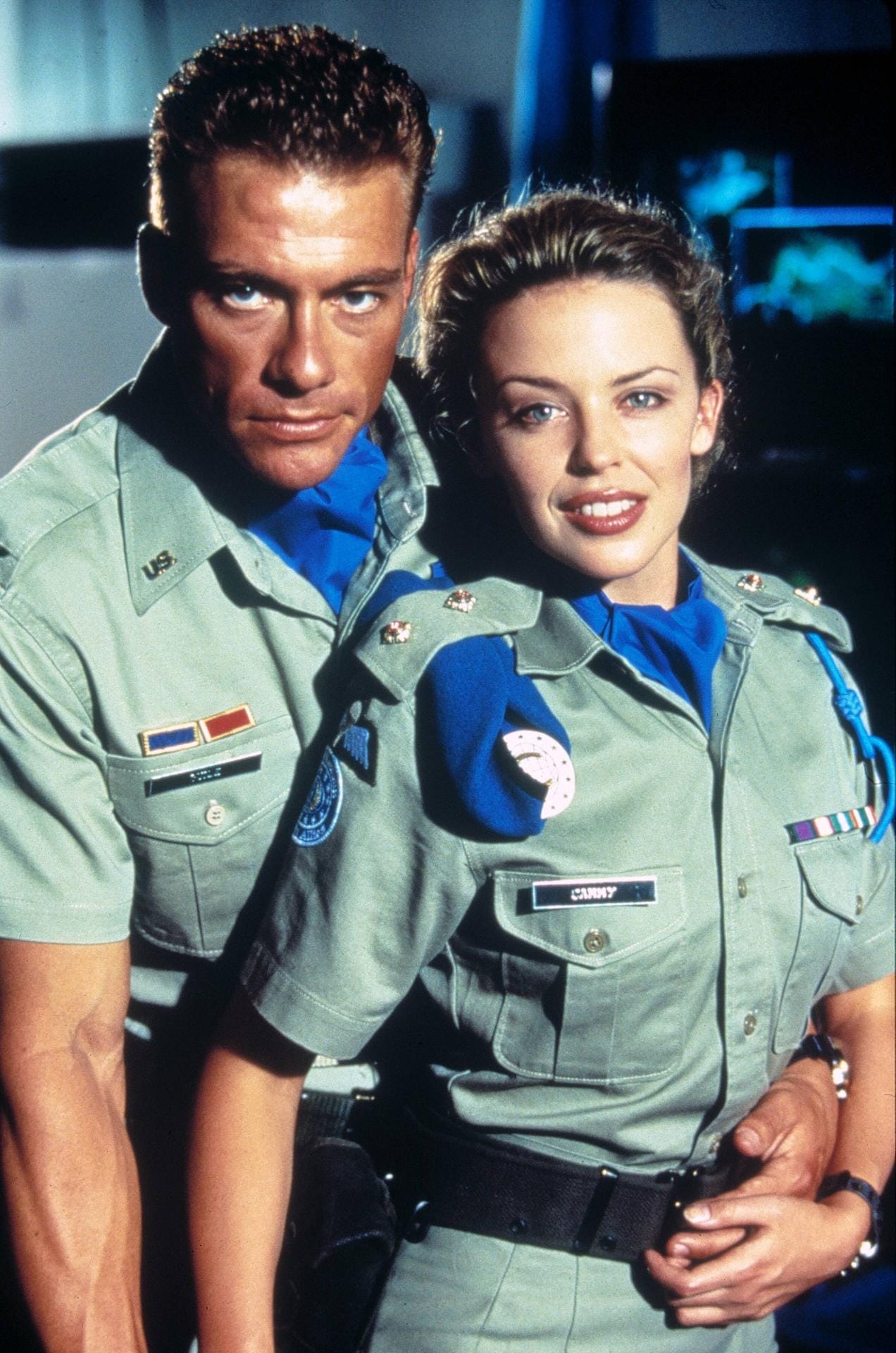 Jean-Claude Van Damme und Kylie Minogue