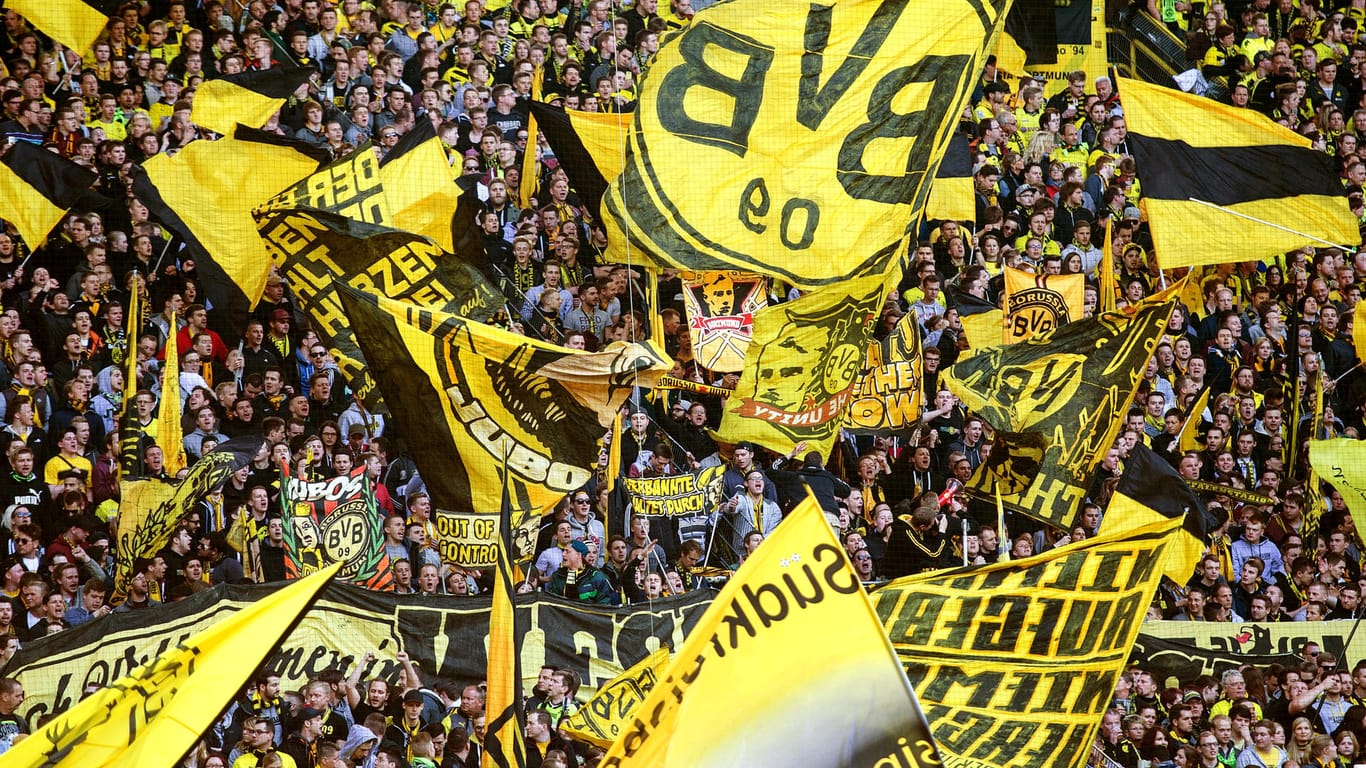 Gelbe Wand: Borussia Dortmund ist der Fußball-Klub mit den meisten Fans pro Heimspiel.