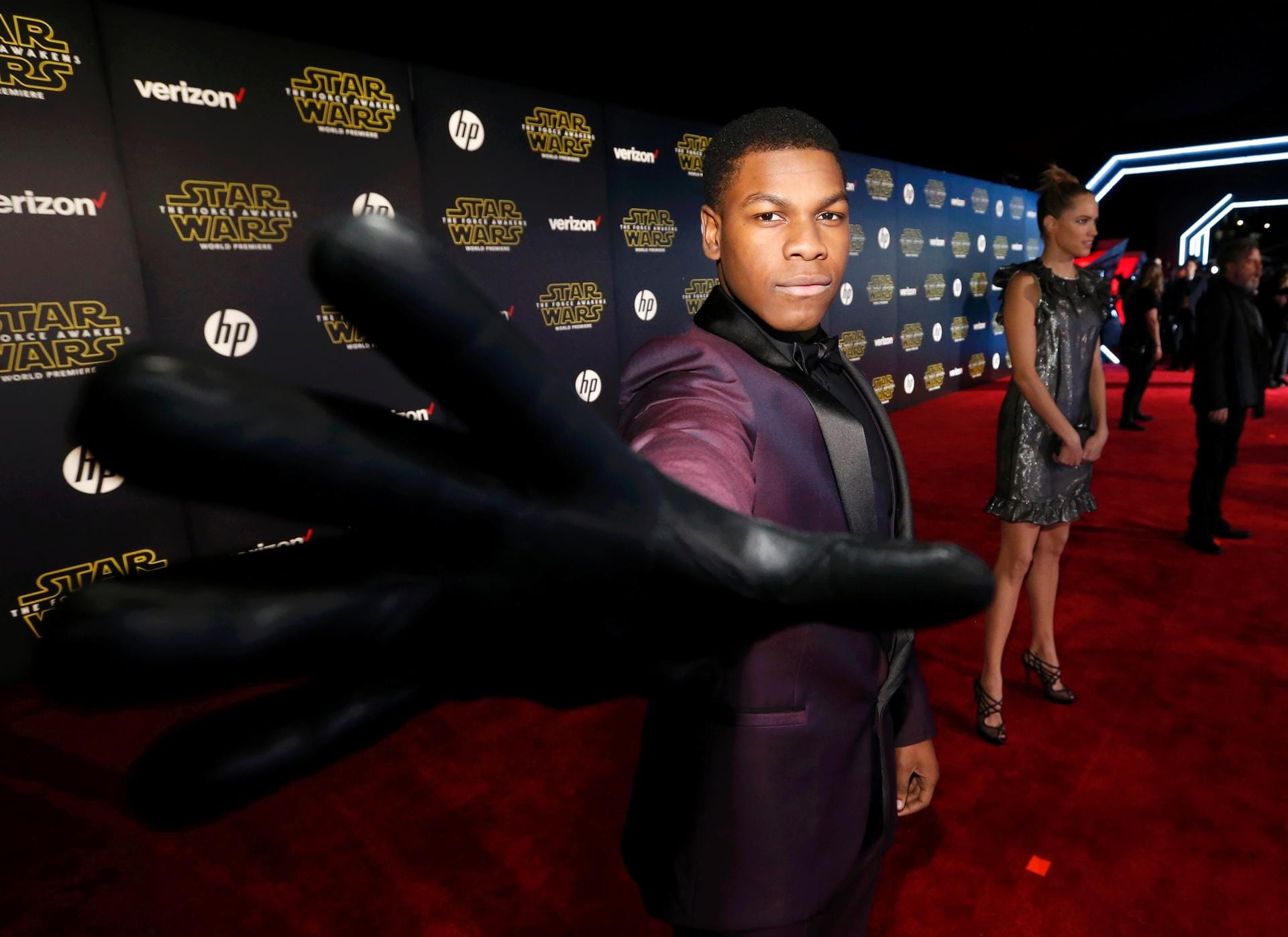 John Boyega ist einer der neuen "Star Wars"-Stars. Er spielt die Rolle des Finn.