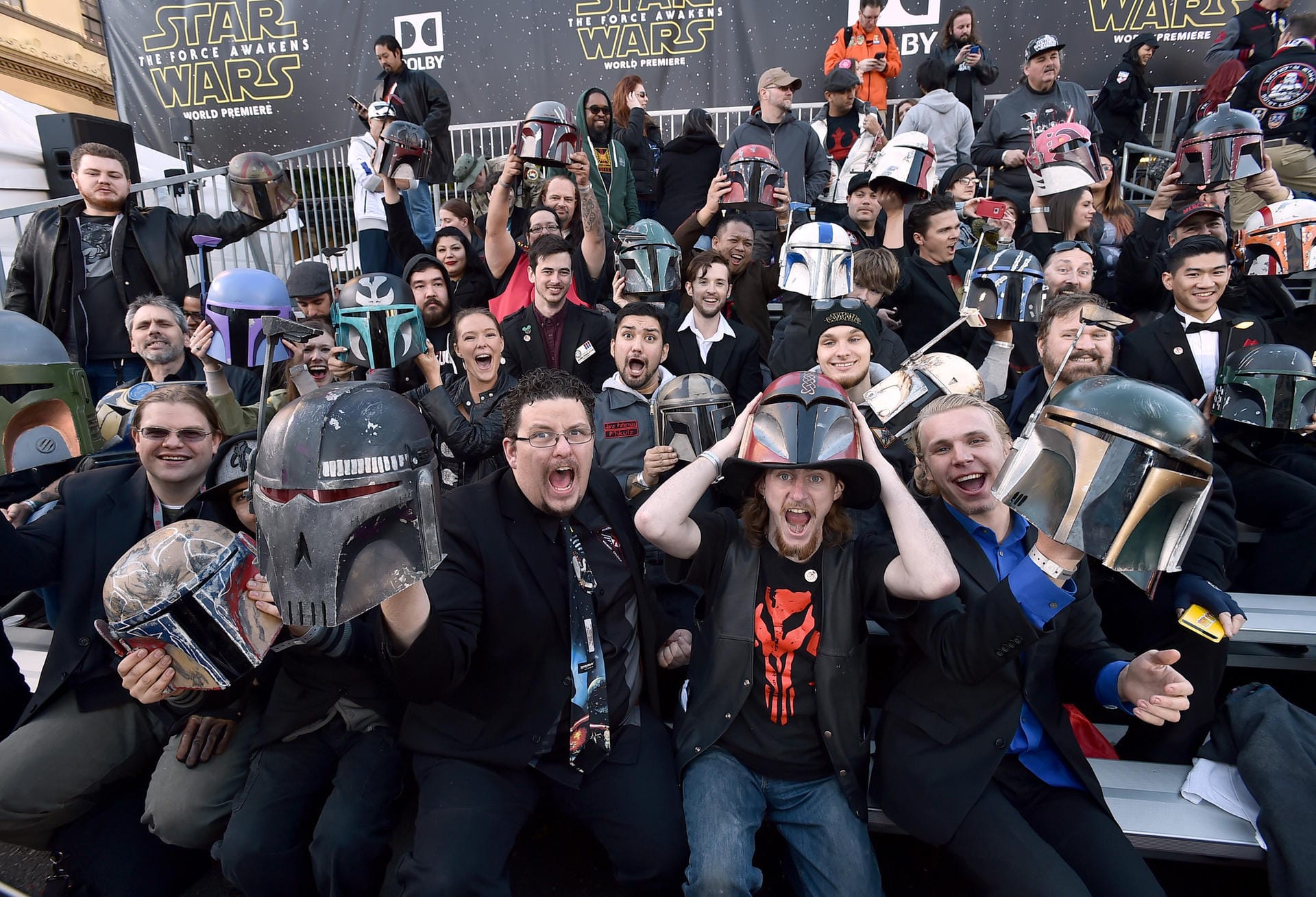 Das Spektakel in Hollywood wollten sich viele "Star Wars"-Anhänger nicht entgehen lassen.