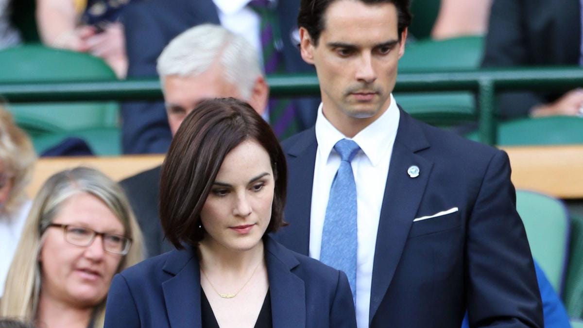 Michelle Dockery und ihr Verlobter John Dineen, der mit 34 Jahren gestorben ist.