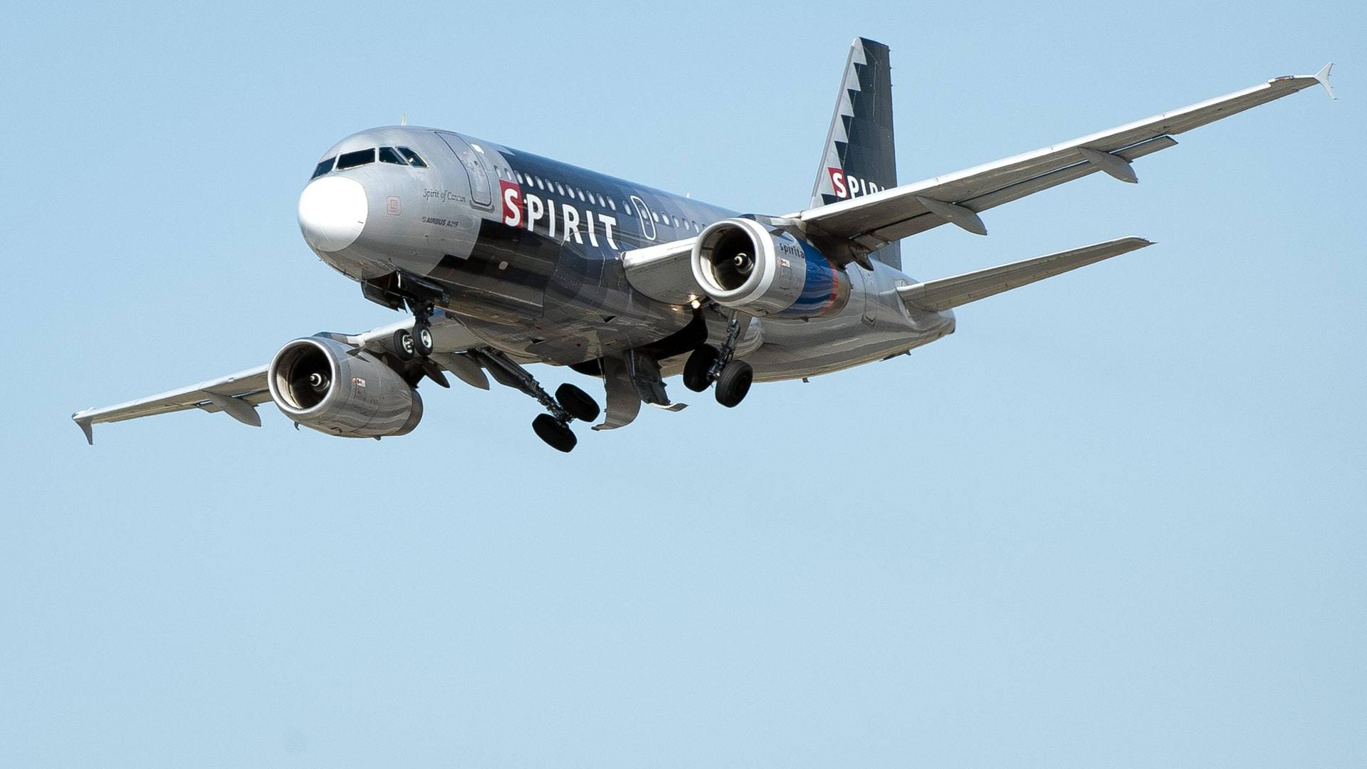 Spirit Airlines Airbus A319.