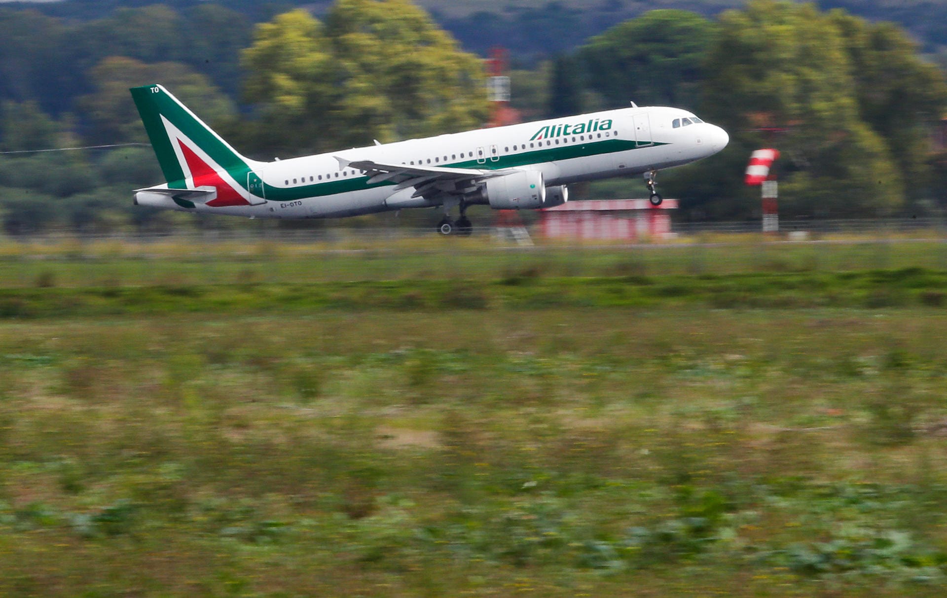 Platz 9: Alitalia. Diese Maschine wurde am Fiumicino International Airport in Rom fotografiert.