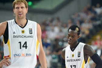 Der deutsche Superstar und sein Nachfolger: Dirk Nowitzki (li.) und Dennis Schröder.