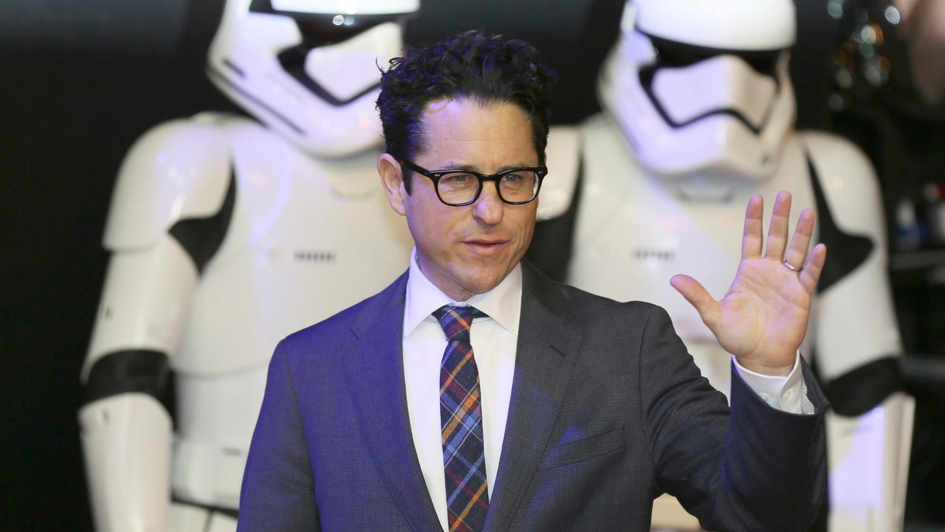 "Star Wars 7"-Regisseur J.J. Abrams bei der Europapremiere seines Films am Mittwoch (16. Dezember) in London.