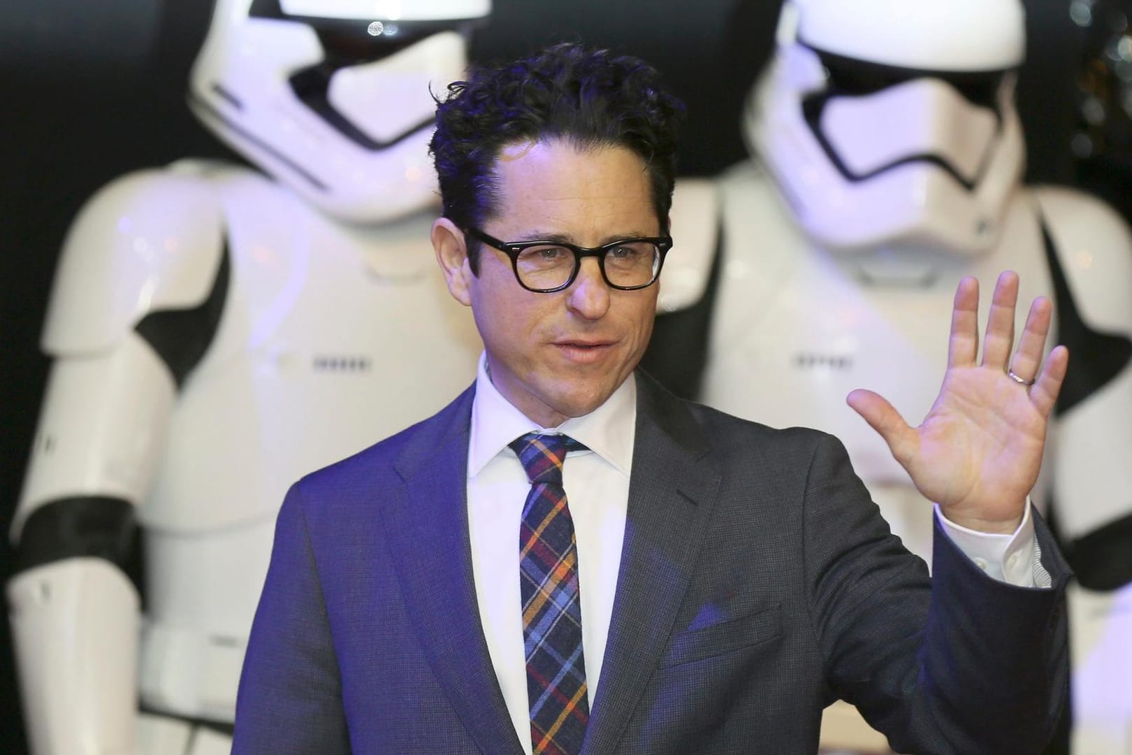 "Star Wars 7"-Regisseur J.J. Abrams bei der Europapremiere seines Films am Mittwoch (16. Dezember) in London.