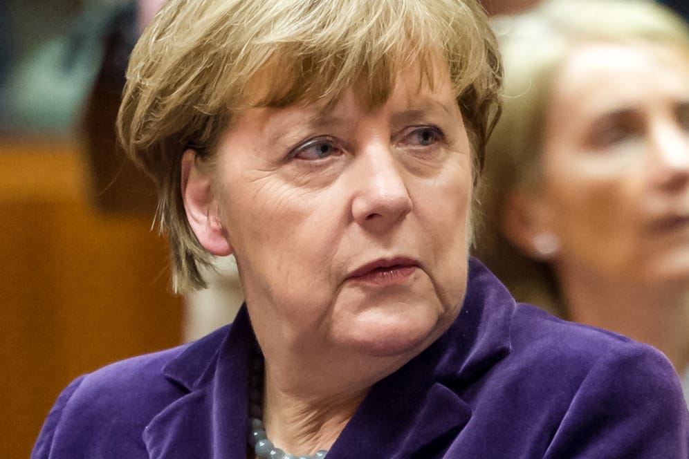 Angela Merkel auf dem EU-Gipfel in Brüssel.