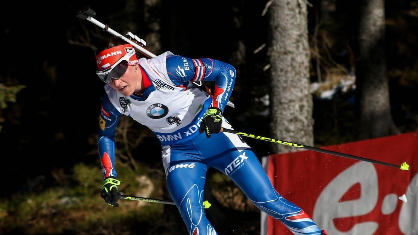 Franziska Preuß belegt Platz zehn im Massenstart in Pokljuka.