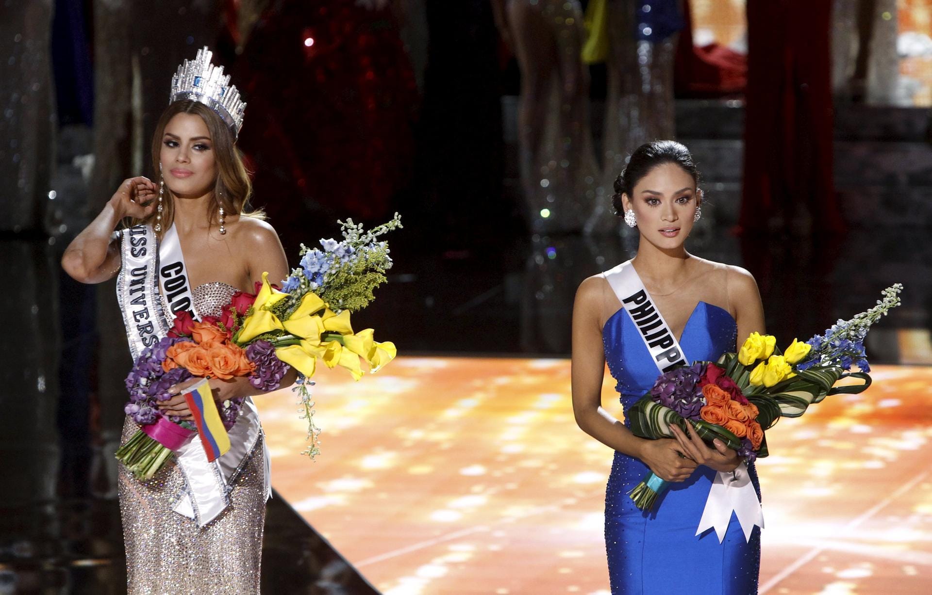 Noch einmal ein Foto in vollem Miss-Universe-Schmuck, dann muss Ariadna Gutierrez Arevalo...
